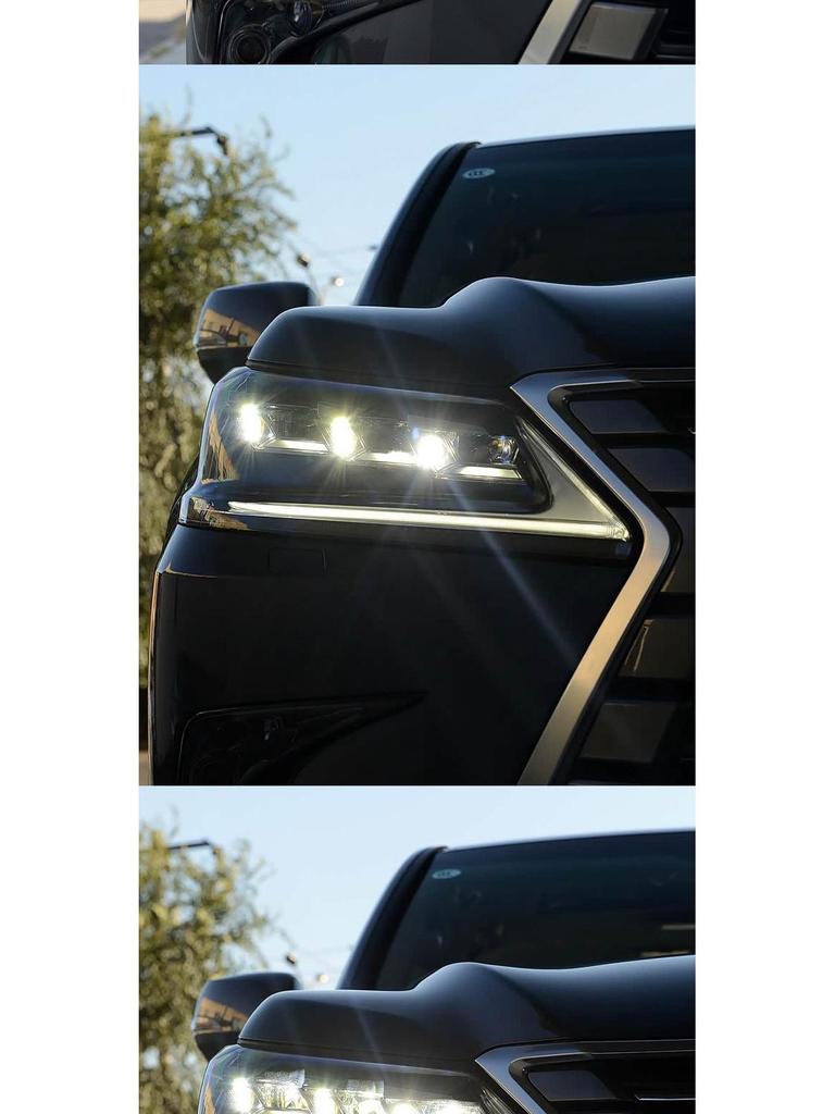 Upgrade Headlights: 2016-2019 Lexus LX570 LED Triple-Eye DRL & Dynamic Turn Signals
