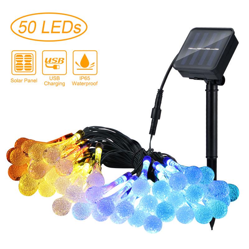50 Led Raindrop Teardrop Solar Powered String Fairy Lights Outdoor Garden Party At Affordable S Free Real Reviews With Photos Joom 50 Led Raindrop Teardrop Solar, Solar Powered String Lights For Garden
