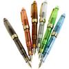Gullor Jinhao 992 Plastic Fountain Pen Golden Clip, Transparent, 6 Colors, 6PCS