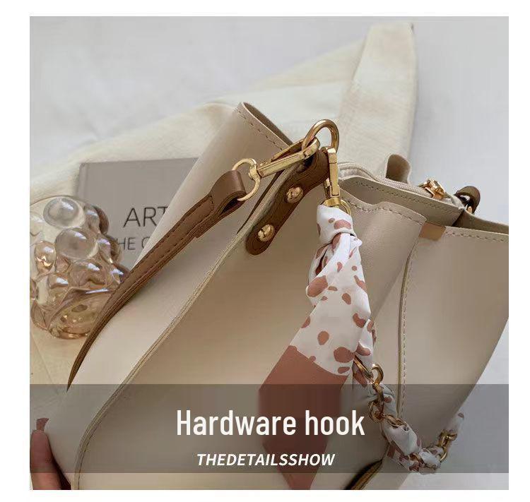 ZZZZ Sac bandoulière pour femme texturé grande capacité - Sac à épaule de niche mode été 2024