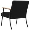 Armchair Black Fabric