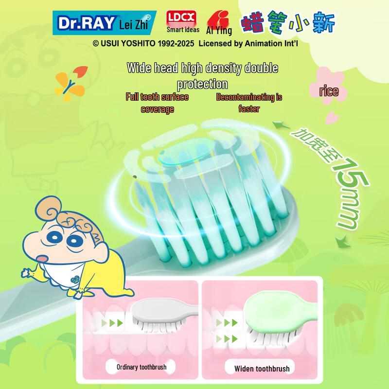 Dr. RAY Crayon Shin-chan Antibacterial Soft Toothbrush