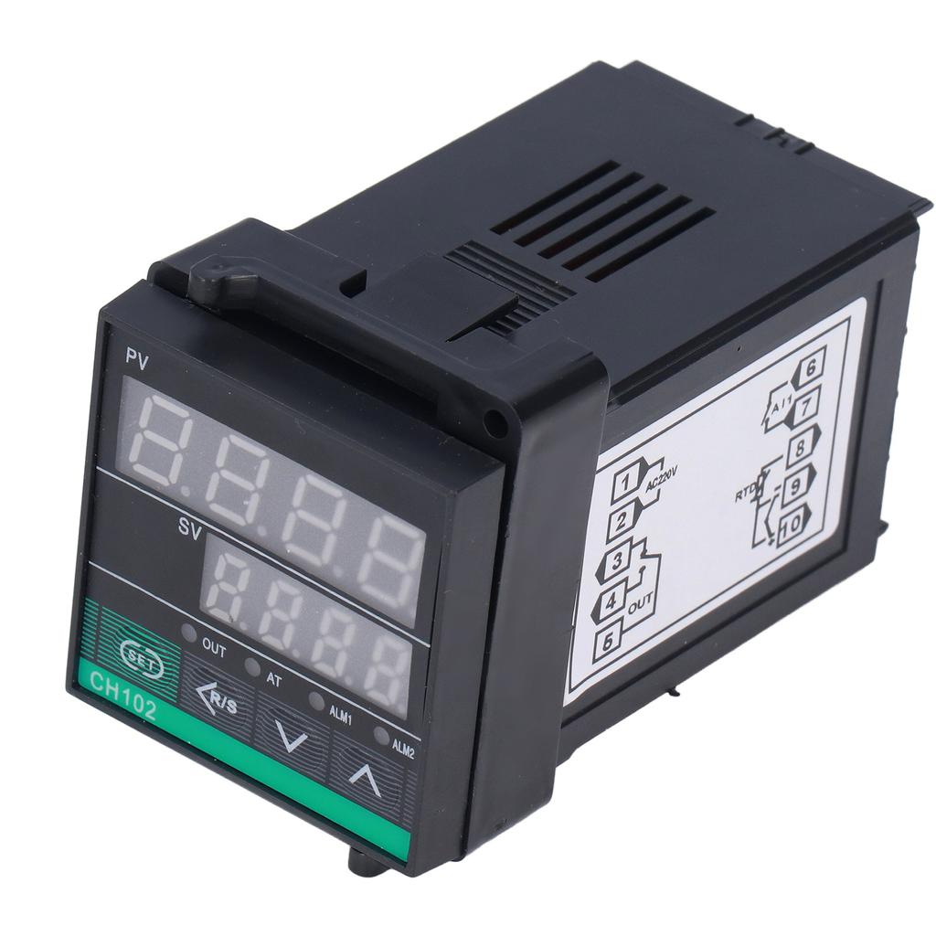 PID Temperature Controller Intelligent Digital Thermostat K Type CH102FK02MxAN AC220V