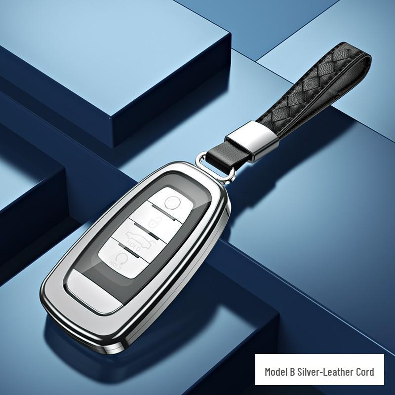 Premium Full Wrap Metal Key Case for Hongqi HS5, HS7, H9