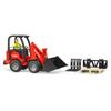 BRUDER Schaeff compact loader pallet set (with figure)