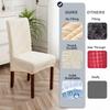 Leopard Print Mid-Back Chair Cover, All-Season Stretch Slipcover, Home Dining Chair Protector