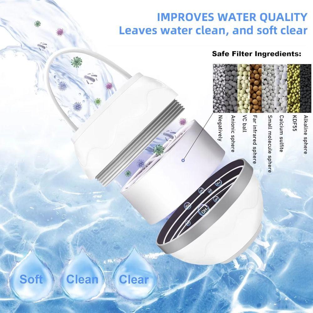 Easy Installation Water Tap Heater Purifier Bathtub Water Filter  for Softer and Healthier Skin
