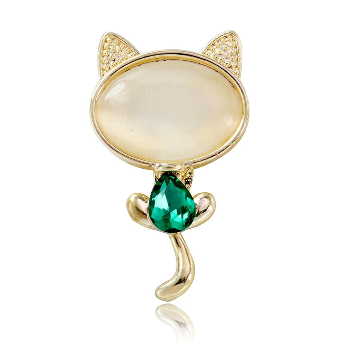 

1Pc Korean Style Creative Cat Brooch Cute Personality Animal Pin Charm Retro Jewelry Accessories Fashion Party Trend Gift 2026