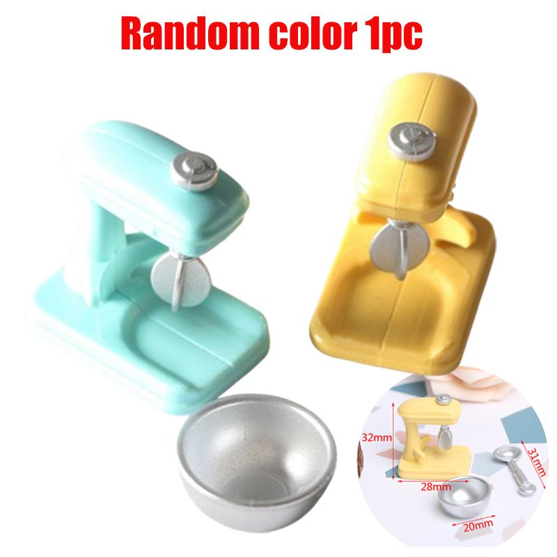 1:12 Dollhouse Miniature Mixer Simulation Coffee Machine Blender Kitchen Furniture Model Decoration Toy Doll House Accessories