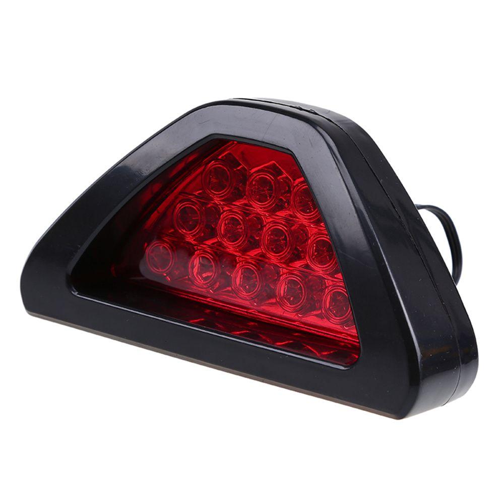 Tail Triangle Sporty 12LED Stop Light Brake Signal Lamp Rear Fog Light Third Brake Lamp