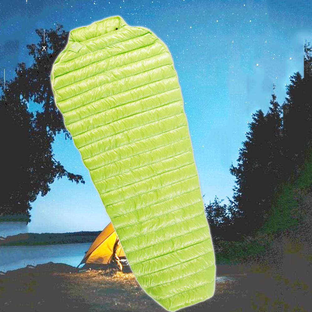 

Goose Down Sleeping Bag Aldult Warm Ultralight Camping Hiking Backpacking