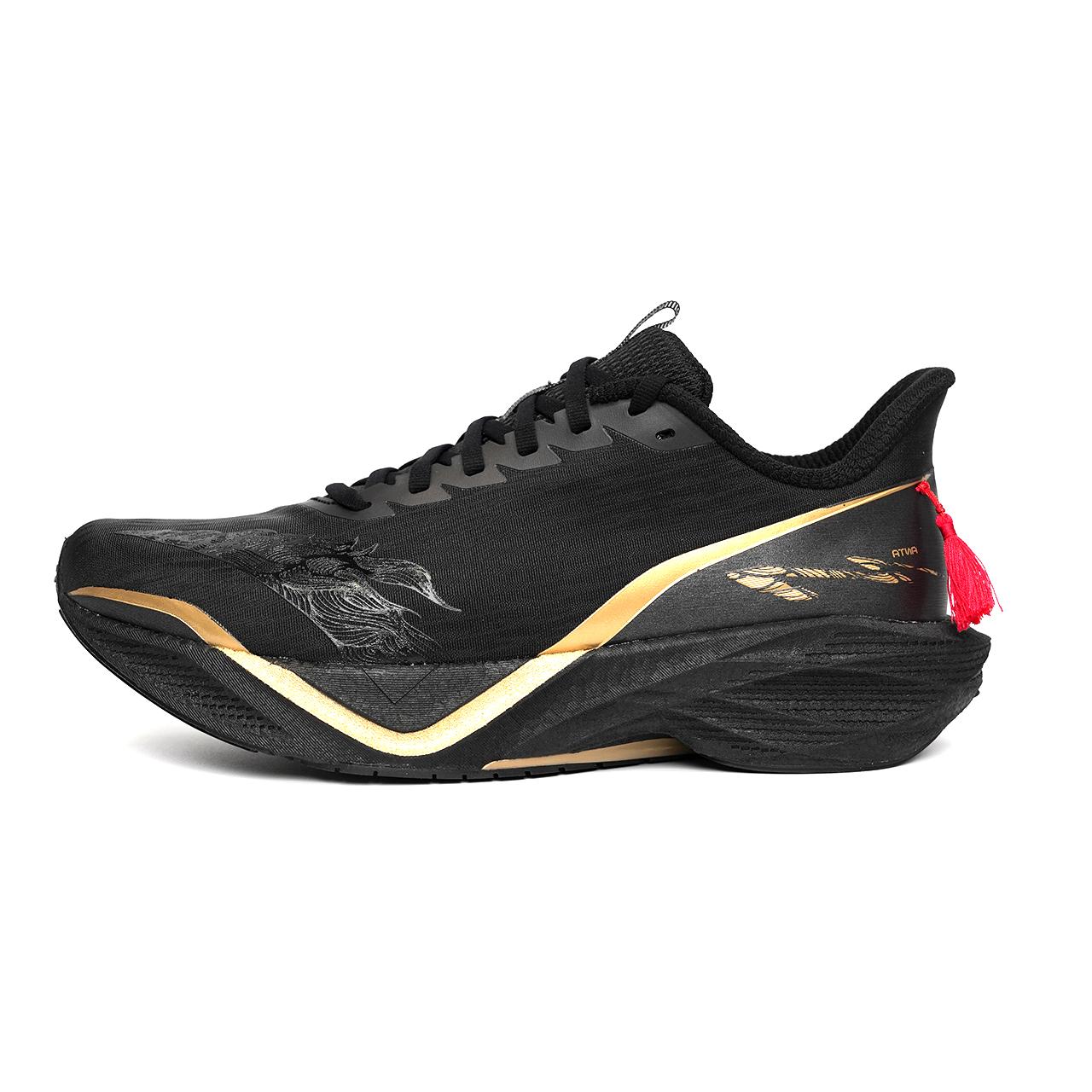 Anta Low top Sports Running Shoes Men s Basic Black/Metal Gold 112615531R-1 41