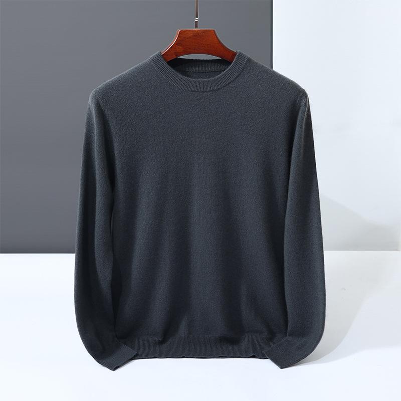 Cashmere sweater crew neck sweater loosely knitted new inner wool sweater