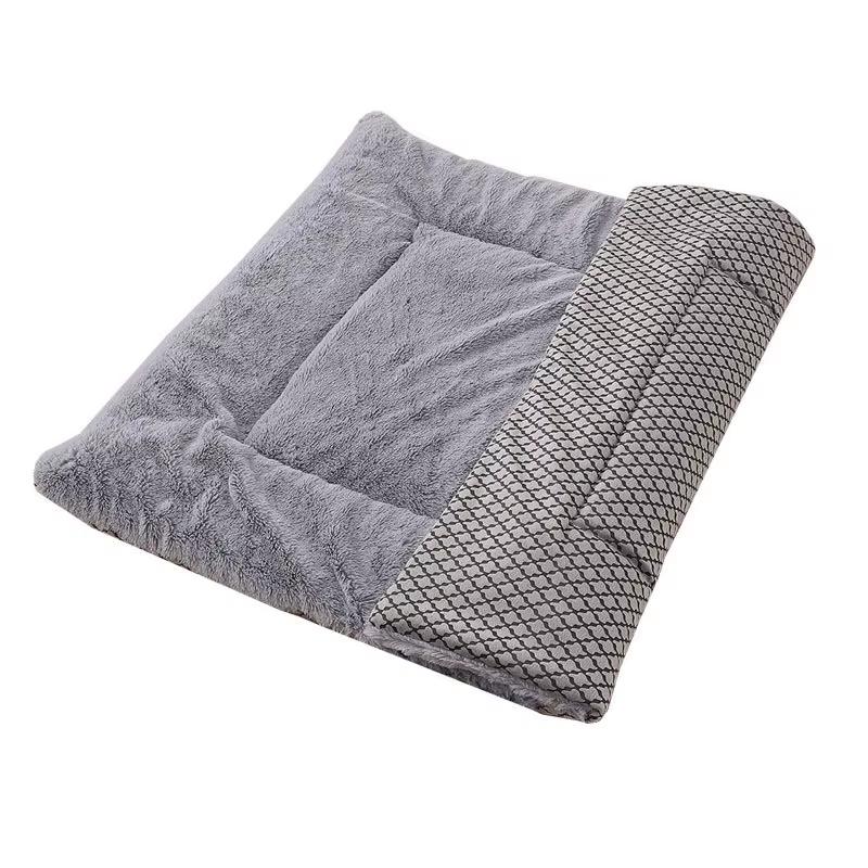Hundebettmatte, waschbares Katzenkissen, weiches Premium-Plüsch-Hundematratzensofa, Doppelzweck-Freiraum für kleine/mittelgroße/große Hunde