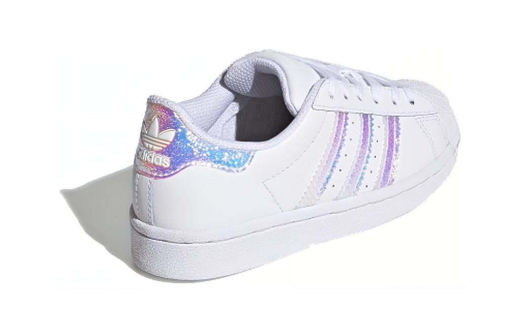 adidas Originals Superstar Collection Low Top Kids' Skateboarding Shoes White Radiation Children Aged 3 7 Years Old FV3147