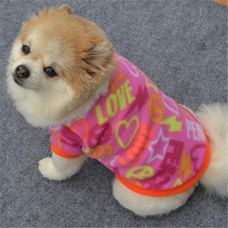 Pet Puppy Spring Warm Sweatshirt Small Dog Cat Pet Clothes Vest T Shirt