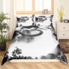 Dragon Duvet Cover King Queen Japanese Exotic Bedding Set Ancient Mythical Animal Comforter Cover 2/3pcs Polyester Quilt Cover