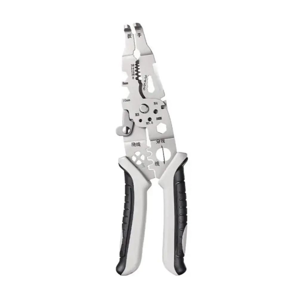 Wire Branching Electric Cable Stripper Anti-Slip Wire Crimping Cutter  Stripping Tool