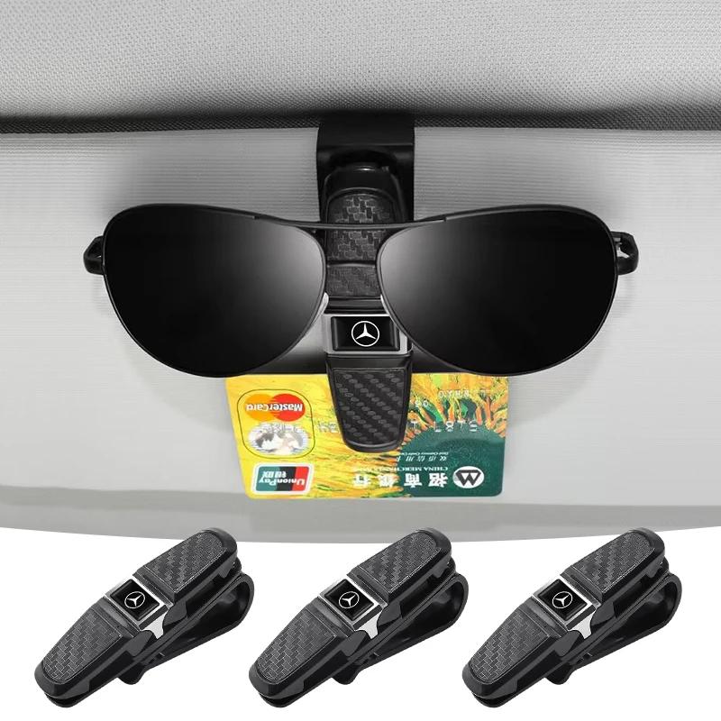 Auto Brillenetui Auto Sonnenblende Brillenhalter Sonnenbrillenclip Auto Innenzubehör Für Mercedes Benz W211 W204 W210 CLA GLA
