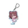 TV Anime "2.5D Seduction" Mikari Tachibana Acrylic Keychain C (Note. 7cm Square, Transparent Acrylic)