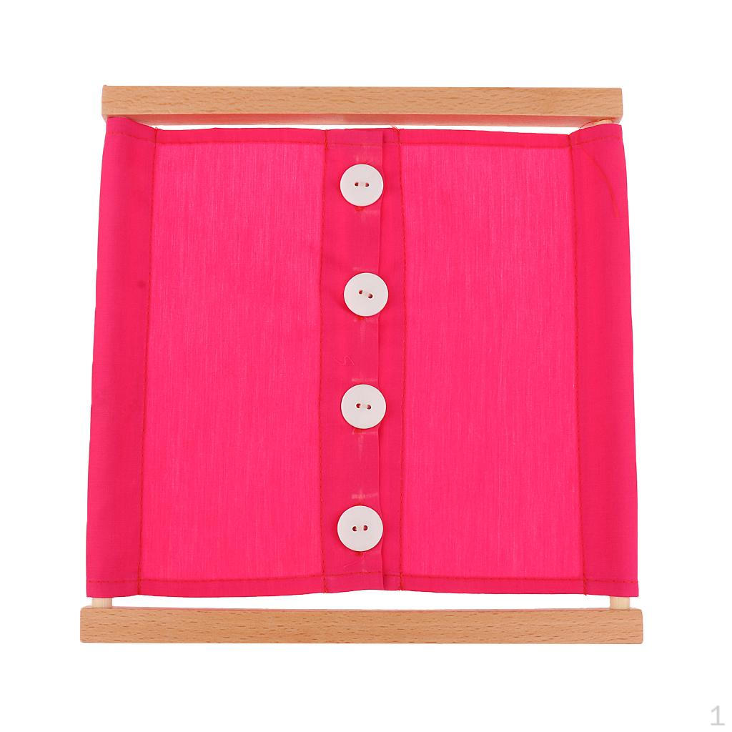 montessori toys Early Learning Developing Toy Clothing Box Button for Birthday Gift