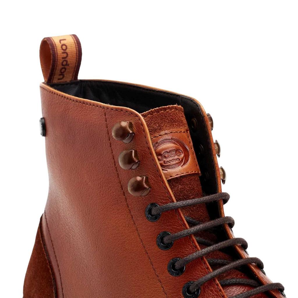 BASE LONDON Herren Dettori Vollnarbenleder Arbeitsstiefel