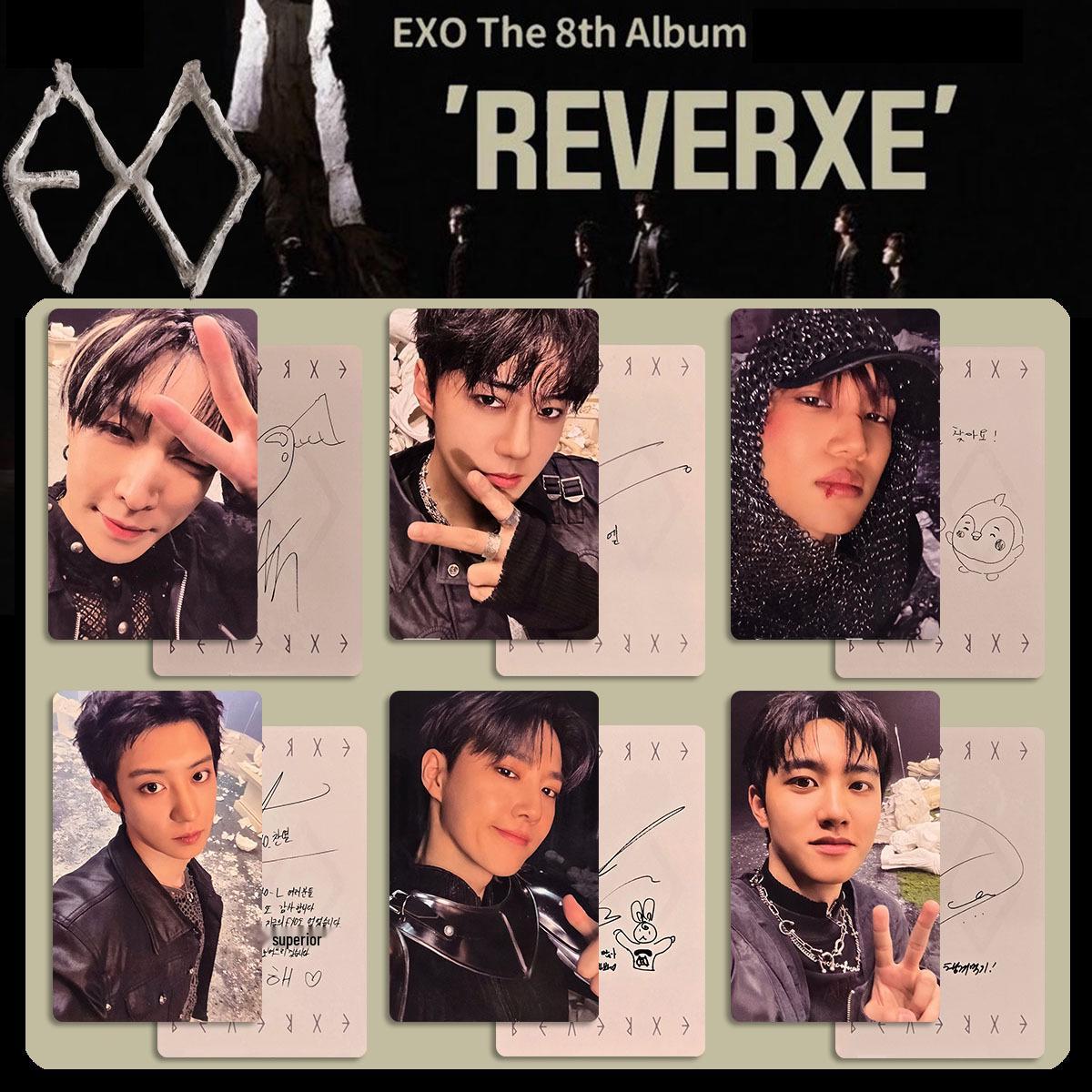 EXO REVERXE Comeback Album Photocards: Special Ex-vision Cards ft. Zhang Yixing