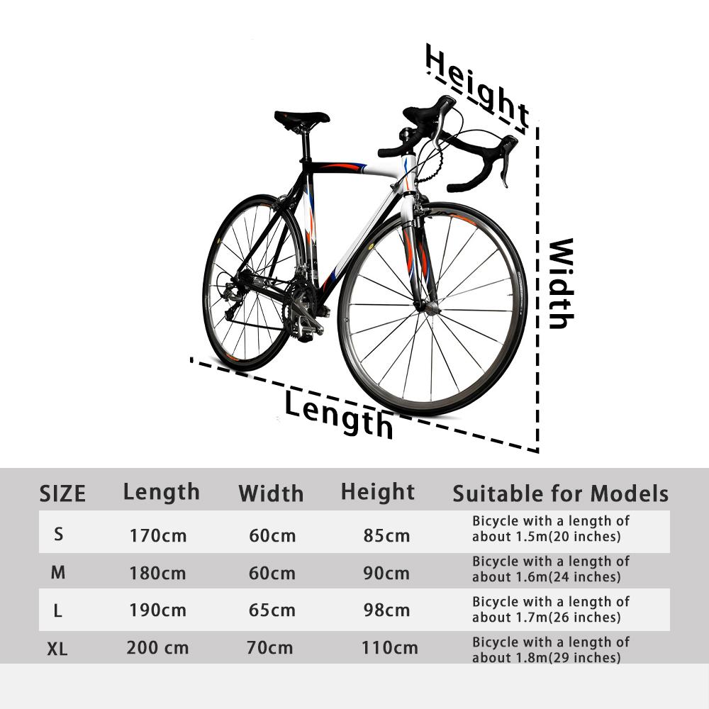 Bicycle Cover Bike Rain Cover Bicycle Waterproof Dustproof UV-Resistant Snowproof All Season Protective Covers Bike