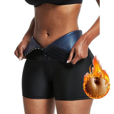 Pantaloni corti da sudore per donna Pantaloni modellanti per il corpo da donna Pantaloncini da allenamento a vita alta Pantaloncini dimagranti per il controllo della pancia
