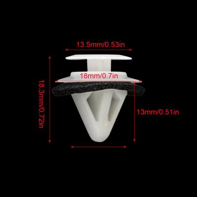 Door Trim Panel Clip Side Moulding Retainer With Sealer Rocker Finish Clip G18K51SJ3 For Mazda 2 3 5 6 CX-7 CX-9 MPV MX-5 Miata