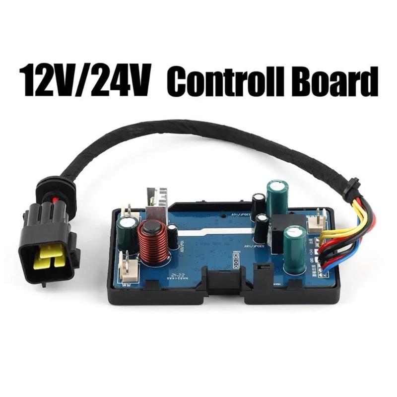 12V 24V Parking Heater Monitoring Switches Board with Switches Remote Parking Heater Accessories LCD Monitor Switches Board