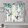 2pcs   Minimalist Curtains  Print Colorful Hummingbird Versatile Polyester (without Rod) Stuff Clearance Use for Living Room