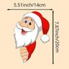 Christmas Car Rear Window Windshield Waving Wipers Self-adhesive Sticker Decal for Christmas Xmas Vehicle Auto Decor 1PC
