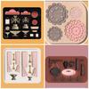 Flexible Silicone Molds Garden Accessories Shaped Epoxy Resin Mold Ornament Pendant Mould Practical Jewelry Making Tool