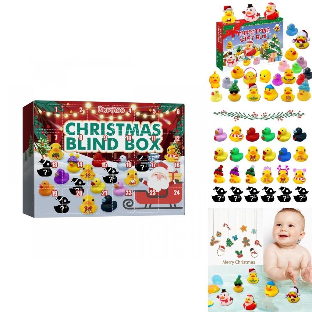 Unique Christmas Themed Rubber Ducks Advent Calendar For Kids