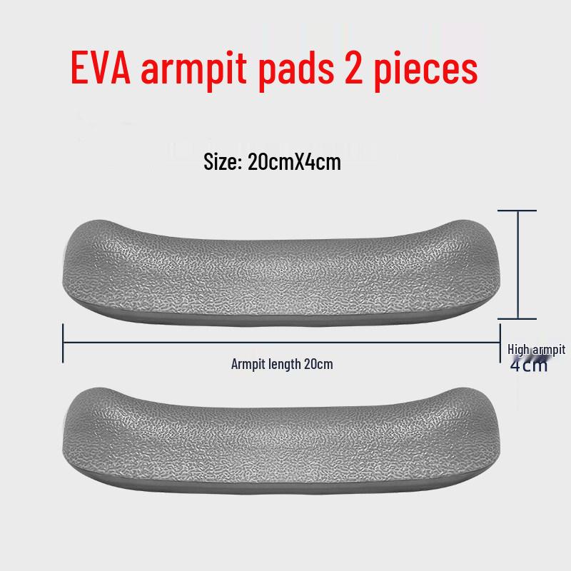 Underarm Crutch Accessories: Double Crutch Sleeves, Grip Handles, Thick Sponge Pad Covers, Soft Underarms