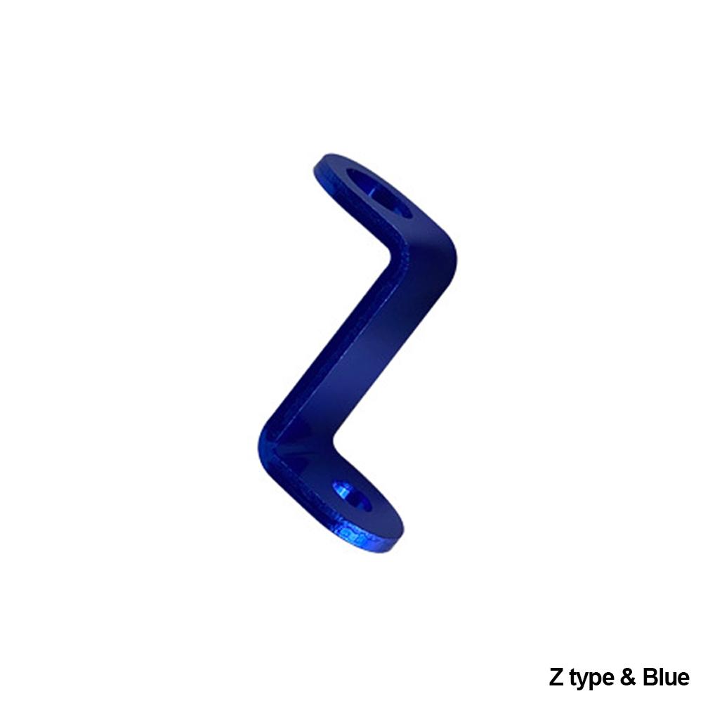 

1 шт. Универсальный алюминиевый мотоциклетный передний бачок для тормозной жидкости, кронштейн-держатель радиатора, мотоциклетные аксессуары Z type синий