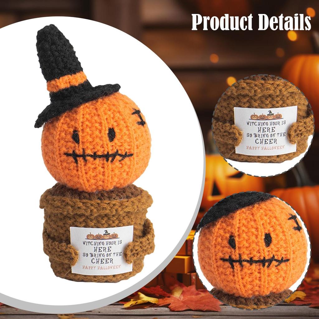 Halloween Emotional Support Wool Ornament Cute Multifunctional Accessories for Women Men 6x16cm