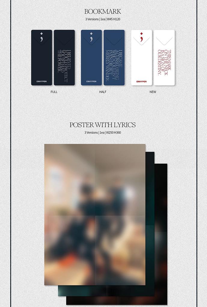 ENHYPEN "MØRKT BLOD" (Koreansk utgave)