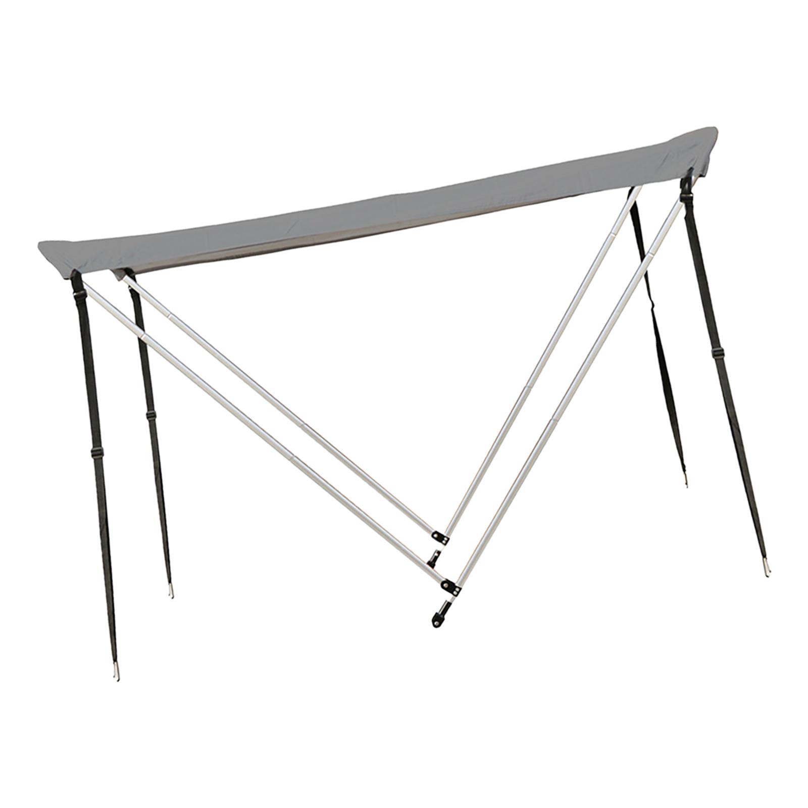 Boat Canopy with Frame Hardware Sunshade Shelter Bimini Top Replacement Cover for Dinghy Fishing Boat Sailboat Canoe ONLY Canopy