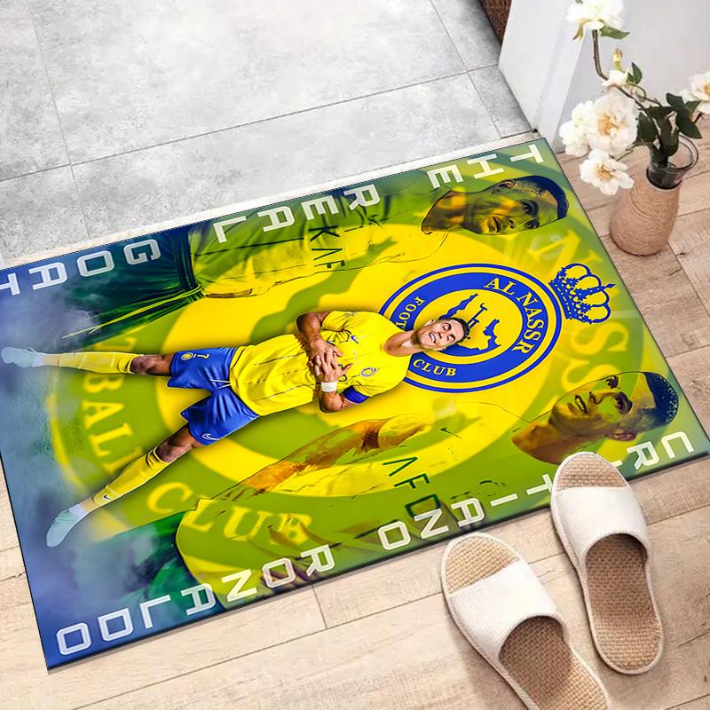 1pc Number 7 Soccer Design Printed Area Rug Carpet for Bedroom Living Room Home Decor Rugs Mat Non Slip Mat Rug for Bedside