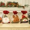 Christmas Burlap Candy Tote for Kids' Gifts and Decorations