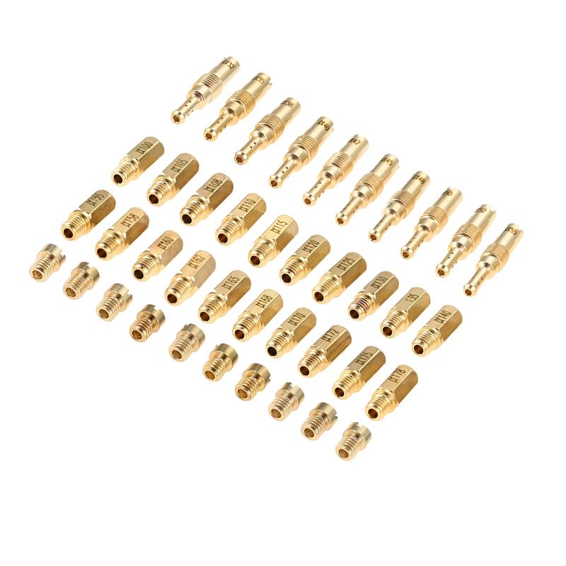 40Pcs Motorcycle Carburetor Main Slow Pilot Jet Kit for PWK Keihin OKO CVK SCL-2018090002-ZH-T-01/02 SCL-2018090001/03-ZH-T-0101