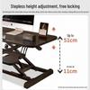 Adjustable Solid Wood Laptop Stand for Desktop and Office Desk