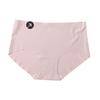 Women's Seamless Mid-Waist Yoga Panties - Ice Silk, Breathable, Quick-Drying, Antibacterial