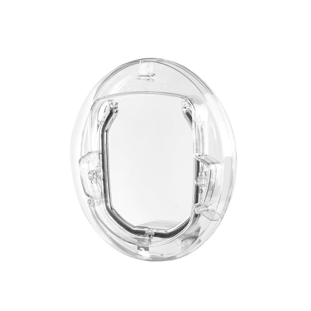 Módní Pet Pes Okno / Dveře 4cestný Zámek Štěně Psí Brána Zámek Dveří Kulatý Průhledný Pro Okenní Síť / Posuvné Skleněné Dveře / Okenní Sklo