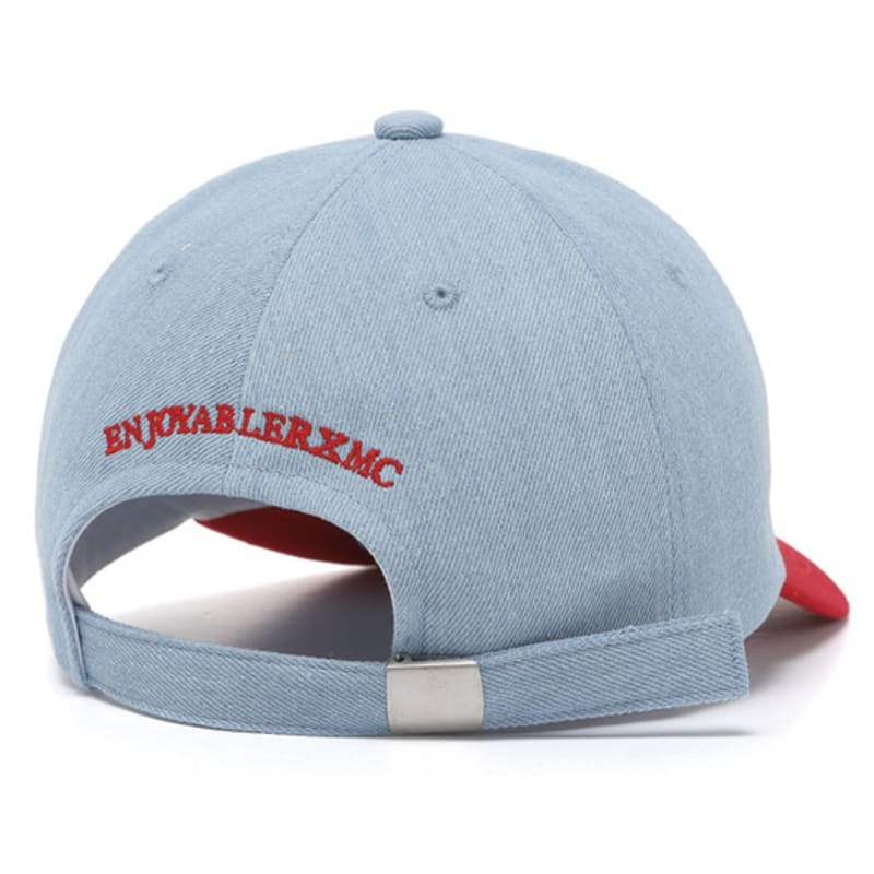 RXMC Melting Heart Two Tone Ball Cap_LIGHT BLUE/red