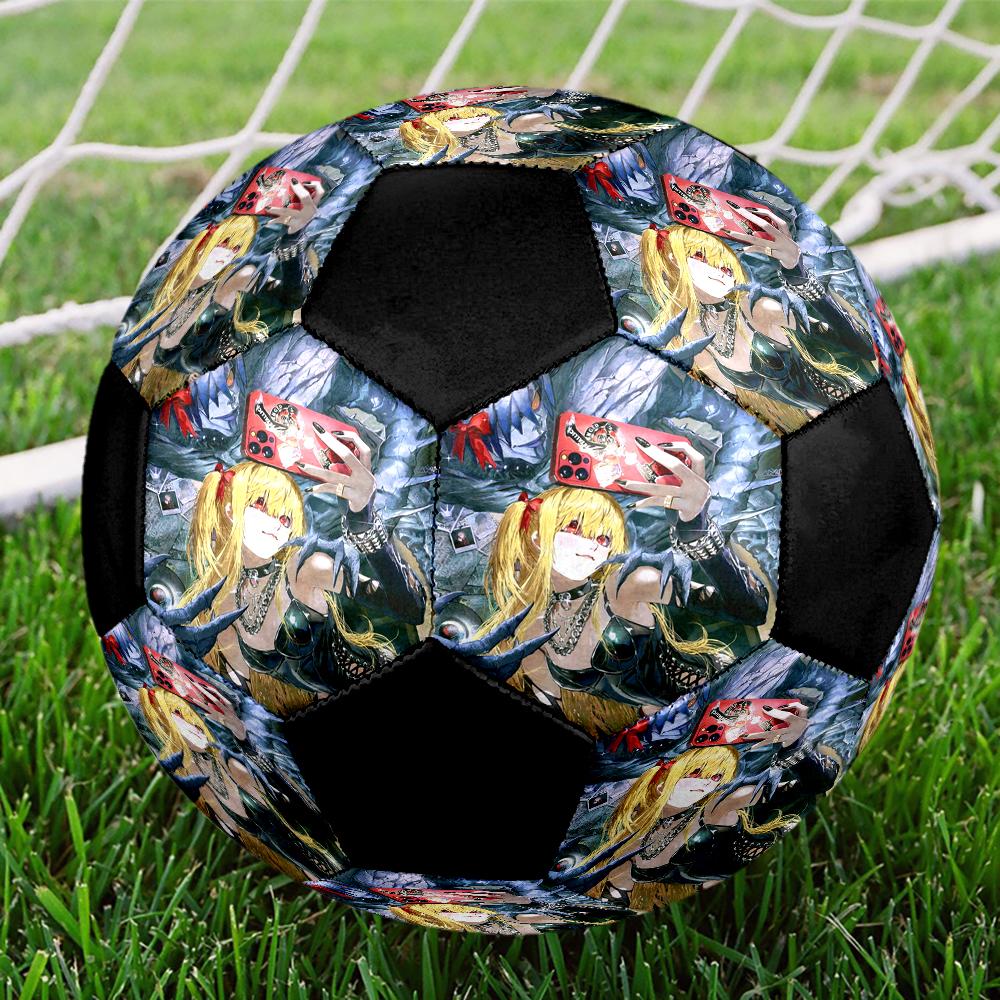 Pallone da Calcio Colorato Cucito a Macchina PVC Misura 5 Pronto per Allenamento di Squadra e Competizione Resistente Alto Rimbalzo Raffreddamento Regalo Sportivo