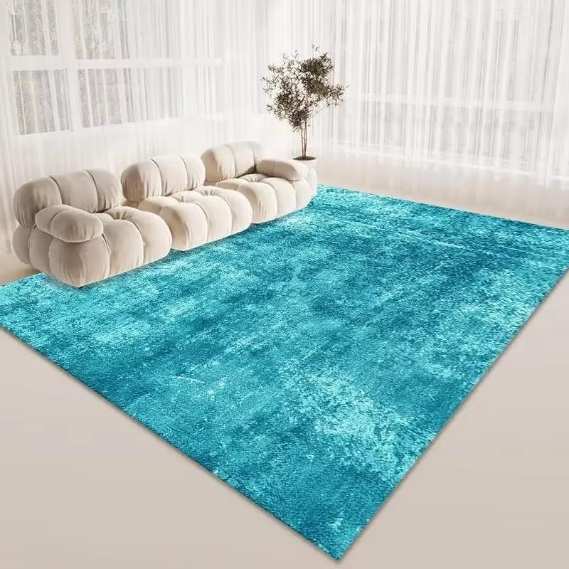 American Style High Quality Carpet Soft Anti-slip Design Large Living Room Area Rugs Decoration Bedroom Lounge Floor Mat Flannel