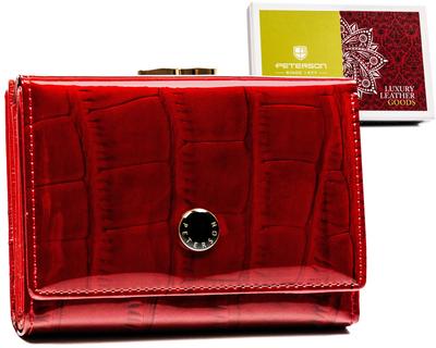Women's Leather Wallet PTN 15-09-CB-8782 Red
